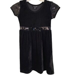 GEORGE SEQUIN VELOUR DRESS
